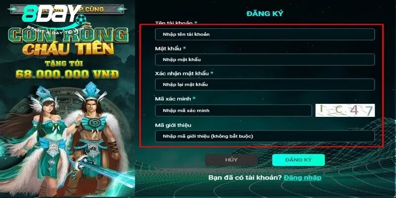 Đọc kỹ điều khoản khi tiến hành tạo trên hệ thống